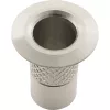 Padlópersely zár nélkül 10 mm nikkelezett sárgaréz