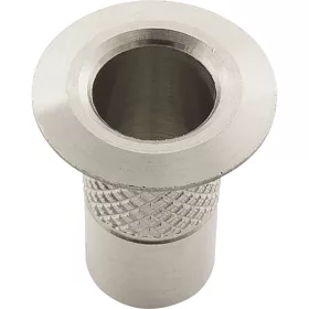 Padlópersely zár nélkül 12 mm nikkelezett sárgaréz