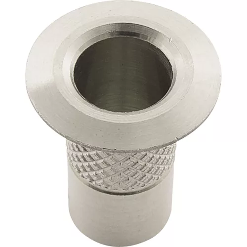 Padlópersely zár nélkül 12 mm nikkelezett sárgaréz