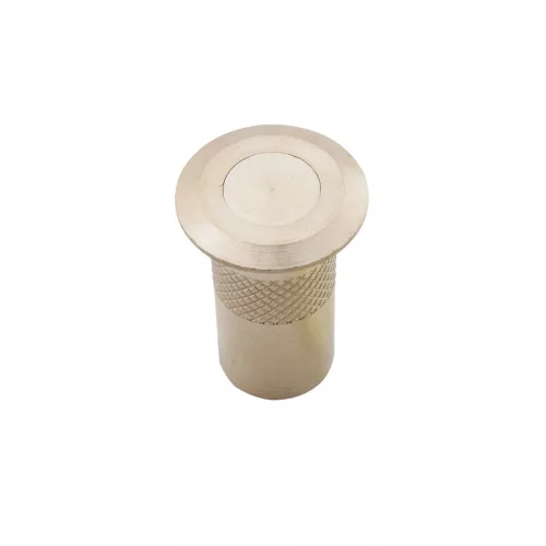 Padlóhüvely zárral 12 mm csupasz sárgaréz