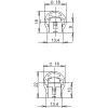 Athmer Ujjvédelem Bu-18k+ 1755 mm Pánt  17 mm Alu Ezüst Eloxált