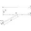 ATHMER Porti nyitáshatároló faajtókhoz 720-1110 mm 30 kg ezüst