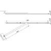 ATHMER nyitáshatároló Porti faajtókhoz 720-1110 mm 100 kg ezüst