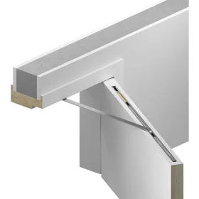   ATHMER Porti nyitáshatároló faajtókhoz 610-719 mm 65 kg ezüst