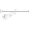 ATHMER Porti nyitáshatároló üvegajtókhoz 709-959 mm 50 kg ezüst fa tok