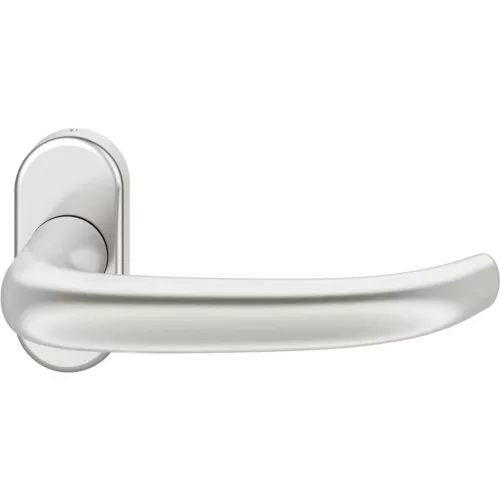 FSB tűzgátló keretes ajtó kilincs 9 1053 fenntartó rugó ovál rozetta alu ezüst