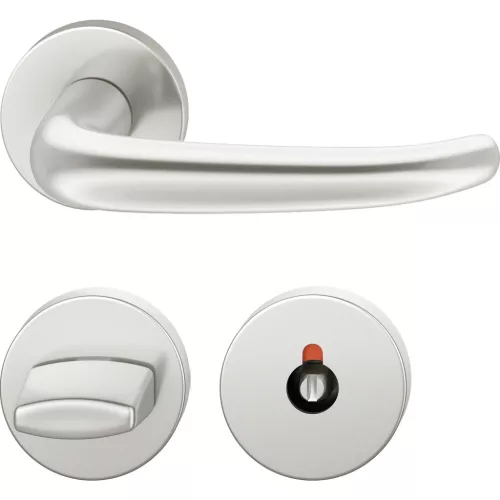 FSB kilincsgarnitúra 72 1023 AGL WC rozettás ezüst eloxált