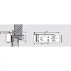 Alaplap DORMA TS 73 V-hez ezüst