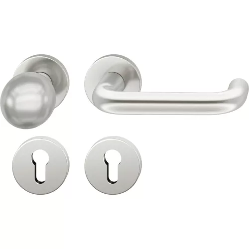 FSB objekt váltógarnitúra 72 1070 AGL PZ rozettával balos ezüst eloxált