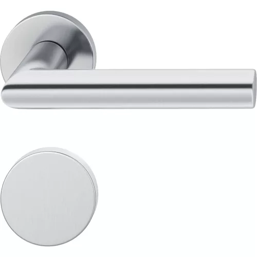 FSB tűzgátló állószárny kilincsgarnitúra 76 1076 AGL DIN vak rozettával ozsdam.acél matt