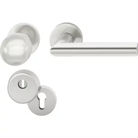   FSB bejárati ajtó váltógarnitúra 12 1076 magvédett alumínium fekete matt