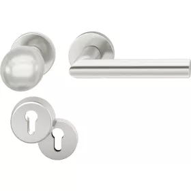   FSB bejárati ajtó kilincsgarnitúra 12 1076 alumínium fekete matt