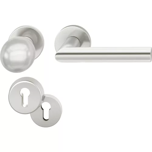 FSB bejárati ajtó kilincsgarnitúra 12 1076 alumínium fekete matt