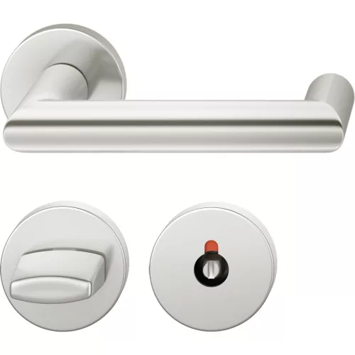 FSB kilincsgarnitúra 72 1016 AGL WC rozettával ezüst eloxált