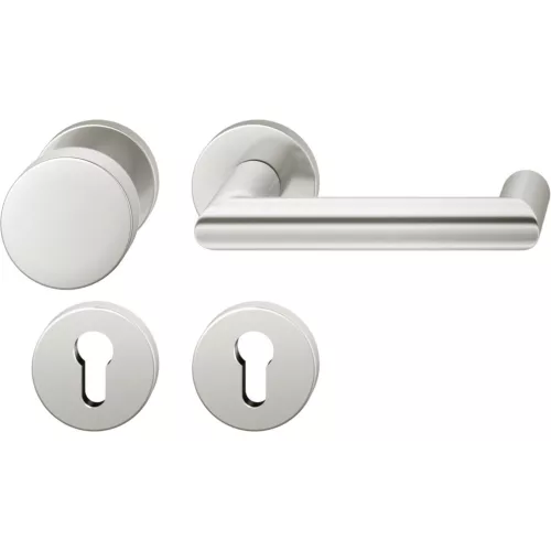 FSB tűzgátló gombos garnitúra 79 1016 AGL ÖNORM PZ balos ezüst eloxáltt