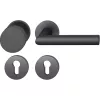 FSB tűzgátló kilincsgarnitúra 76 1076 AGL ÖNORM PZ jobb fekete matt
