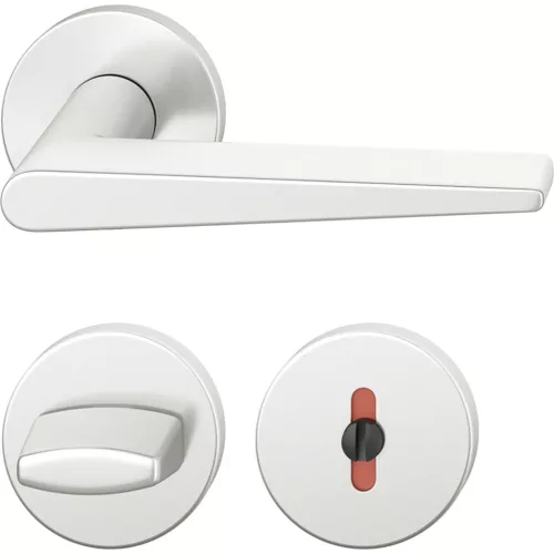 FSB kilincsgarnitúra 12 1005 ASL WC rozettán DIN aluminium ezüst eloxált