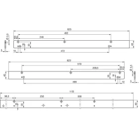 DORMAKABA szerelő lemez készlet GSR BG XEA-hoz