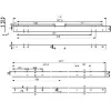 Derékszögű szerelőelem DORMA G-SR-BG ezüst