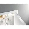 integrált ajtócsukás csillapító ActiveStop szárnyszél. 1100mm univerz. ezüst