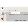 DORMAKABA ajtócsukó TS 98 XEA G-RF EN 1-6 csúszósín fekete