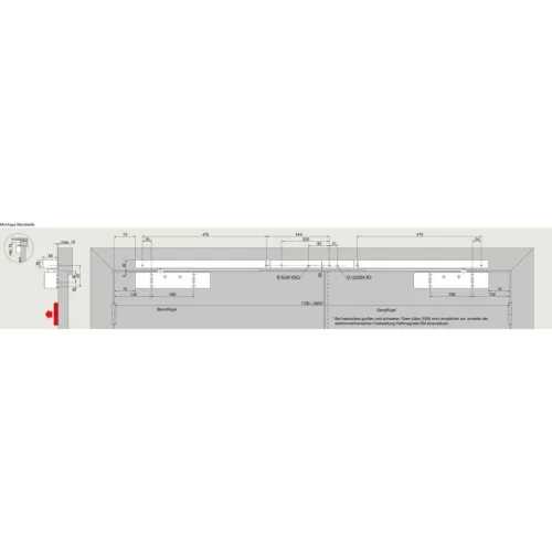 DORMAKABA ajtócsukó TS 98 XEA GSR-EMR2-V EN 1-6 csűszósín ezüst