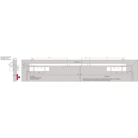   DORMAKABA ajtócsukó TS 98 XEA GSR-EMF2-BG-V EN 1-6 vezetősín ezüst