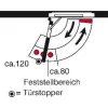 Csúszósín G 96 EMF K8/K12 jobbos