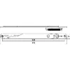 IMH-ABS vezető kampó GF UNI 24 V Gr.2 315 x 24 mm fekete horganyzott DIN jobb