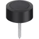 FSB padló ajtóütköző - 38 3878 átmérő 48 mm magasság 24 mm aluminium fekete matt