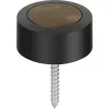 FSB padló ajtóütköző 38 3878 átmérő 48 mm magasság 24 mm sötét bronz patinált