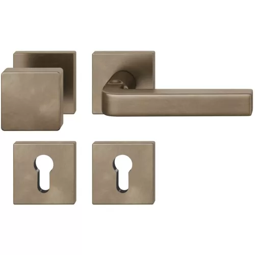 FSB gombos garnitúra 12 1004 ASL PZ rozettán sötét bronz patinált