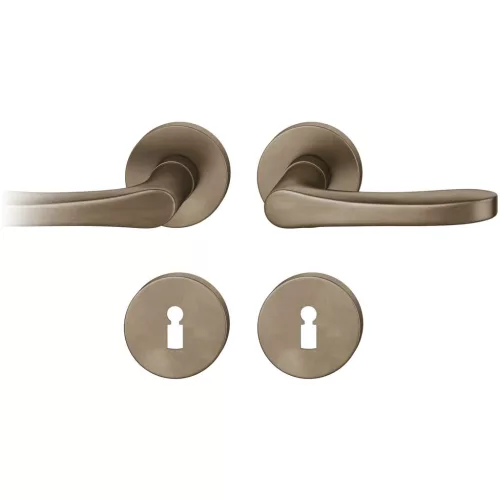 FSB kilincsgarnitúra 12 1106 ASL BB rozettán sötét bronz patinált