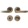 FSB kilincsgarnitúra 12 1106 ASL WC rozettán sötét bronz patinált