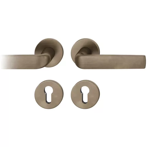 FSB kilincsgarnitúra 12 1267 ASL PZ rozettán sötét bronz patinált
