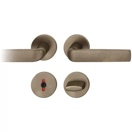 FSB kilincsgarnitúra 12 1267 ASL WC rozettán sötét bronz patinált
