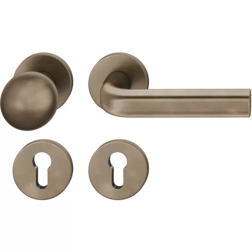 FSB gombos garnitúra 12 1242 ASL PZ rozettán sötét bronz patinált