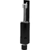 Ajtókitámasztó lökethossz 60 mm 35 x 225 mm matt fekete RAL 9005 alumínium