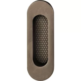   FSB tolóajtó kagyló 42 4215 ovális35x105 mm sötét bronz patinált viaszolt