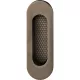 FSB tolóajtó kagyló 42 4215 ovális35x105 mm sötét bronz patinált viaszolt