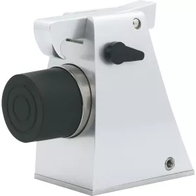   Kaputartó 1110 horoggal és ütközővel magasság 121 mm alu fekete lakkozott