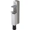 Ajtókitámasztó 1133 üvegajtóhoz rúdkinyomás 30 212 x 36 mm alu ezüst eloxált