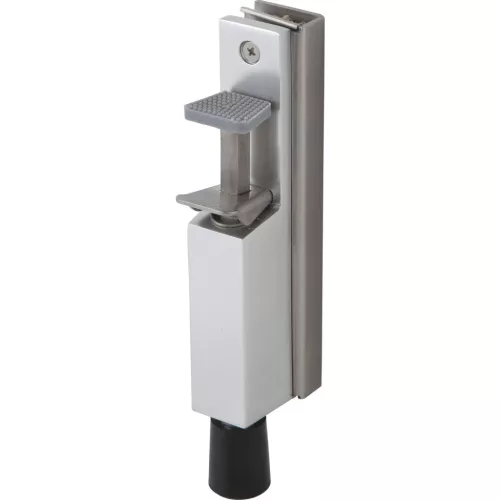 Ajtókitámasztó 1133 üvegajtóhoz rúdkinyomás 30 212 x 36 mm alu ezüst eloxált