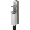 Ajtókitámasztó 1133 üvegajtóhoz rúdkinyomás 30 212 x 36 mm alu ezüst eloxált
