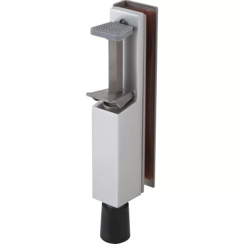 Ajtókitámasztó 1135 üvegajtóhoz rúdkinyomás 50 212 x 36 mm alu ezüst eloxált
