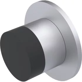   KWS fali ajtóütköző 2007 átmérő 50 mm alumínium ezüst eloxált