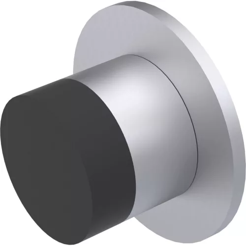KWS fali ajtóütköző 2007 átmérő 50 mm alumínium ezüst eloxált