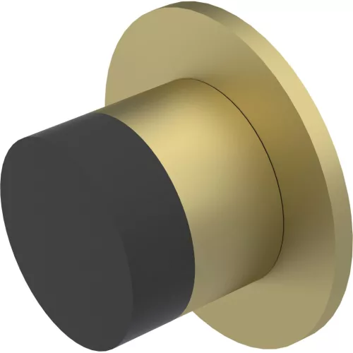 KWS fali ajtóütköző 2007 átmérő 50 mm alumínium sárgarézszínű eloxált