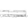 Csuk.sorr.-szab. DORMA SR 392 2-es n.: 650 mm max. 800 mm szárnysz.-hez horg.