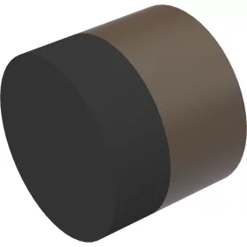   KWS fali ajtóütköző 2008 átmérő 30 mm alumínium sötétbarna eloxált